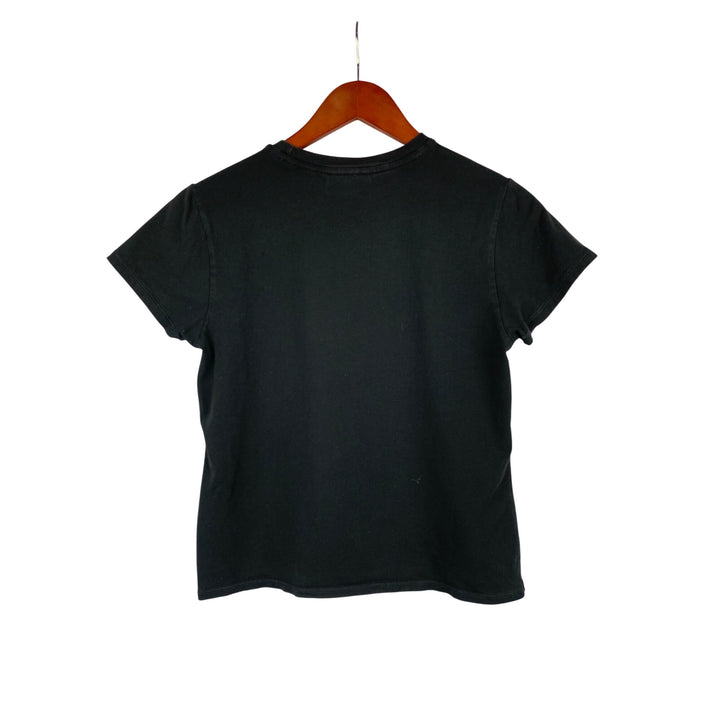 Valerie Stevens Casual Petite Black T-Shirt Pima Cotton/Spandex PM