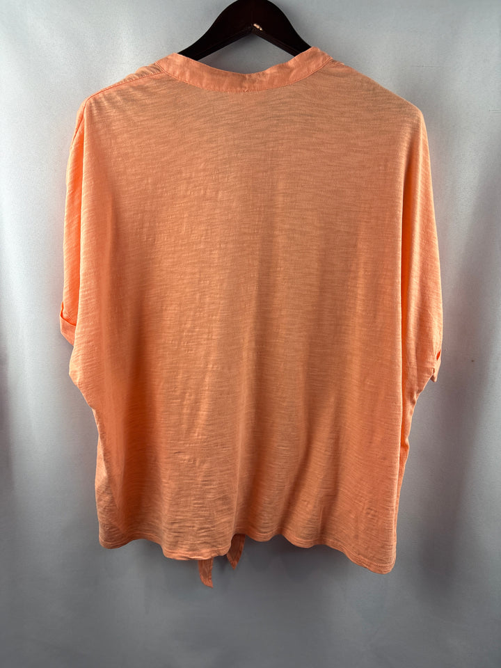 Women’s Charter Club XXL Pale Orange Button Up Blouse