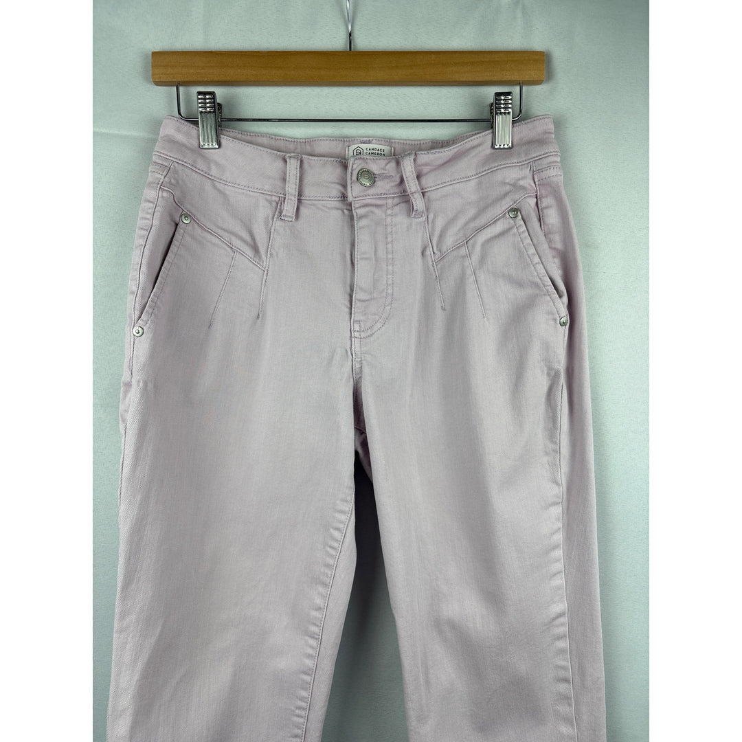 Candace Cameron Bure Womens Light Lavender Pants Size 6P