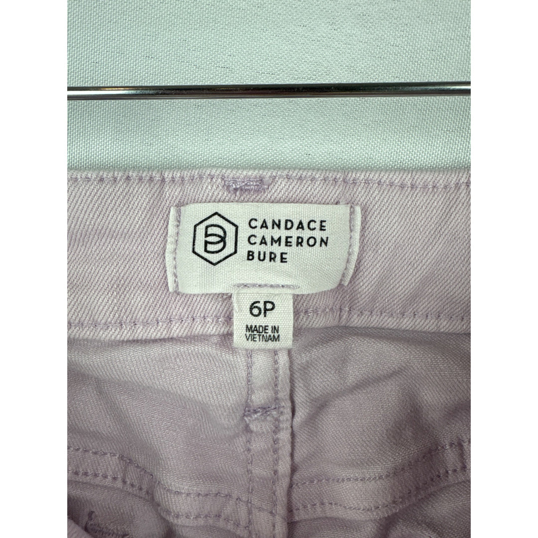 Candace Cameron Bure Womens Light Lavender Pants Size 6P