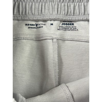 Old Navy Active Mens Jogger Pants M Gray Cotton & Polyester Blend