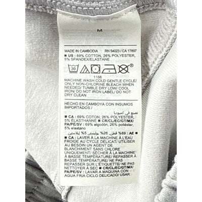 Old Navy Active Mens Jogger Pants M Gray Cotton & Polyester Blend