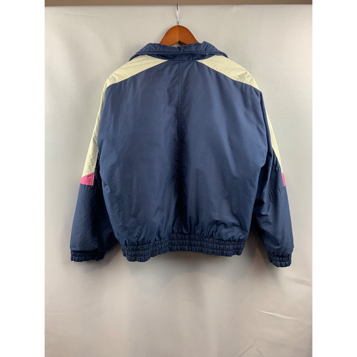 Women's Fieldmaster Blue & Pink Puffer Jacket Size M