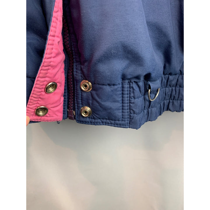 Women's Fieldmaster Blue & Pink Puffer Jacket Size M