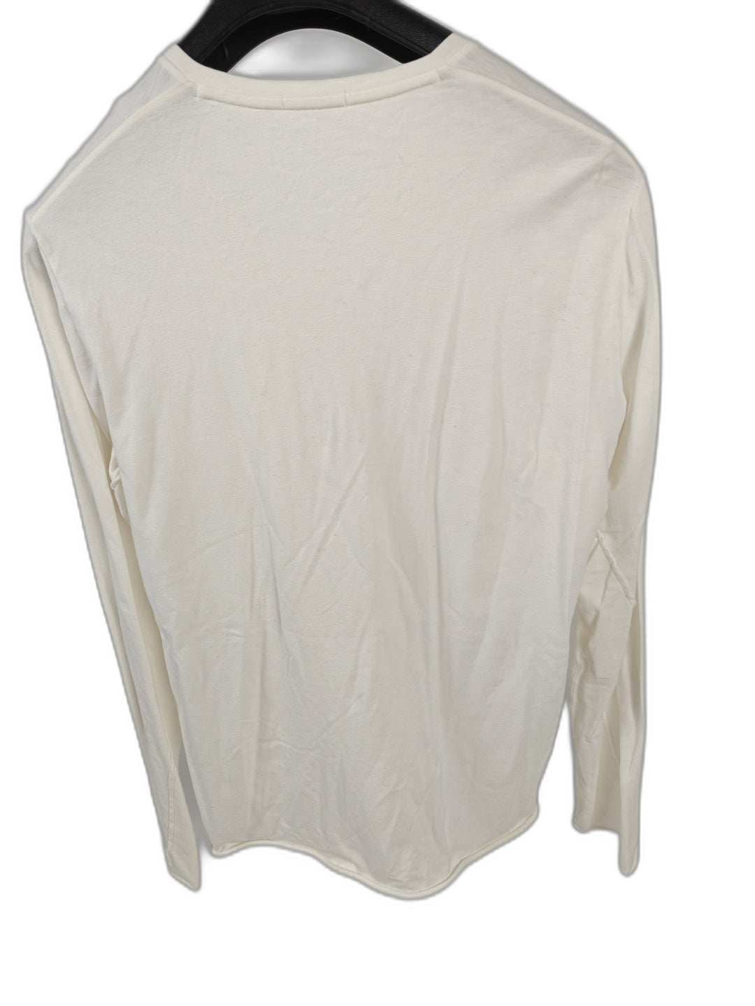 Men’s Uniqlo +J Jil Sander V-Neck Shirt White Large Long Sleeve