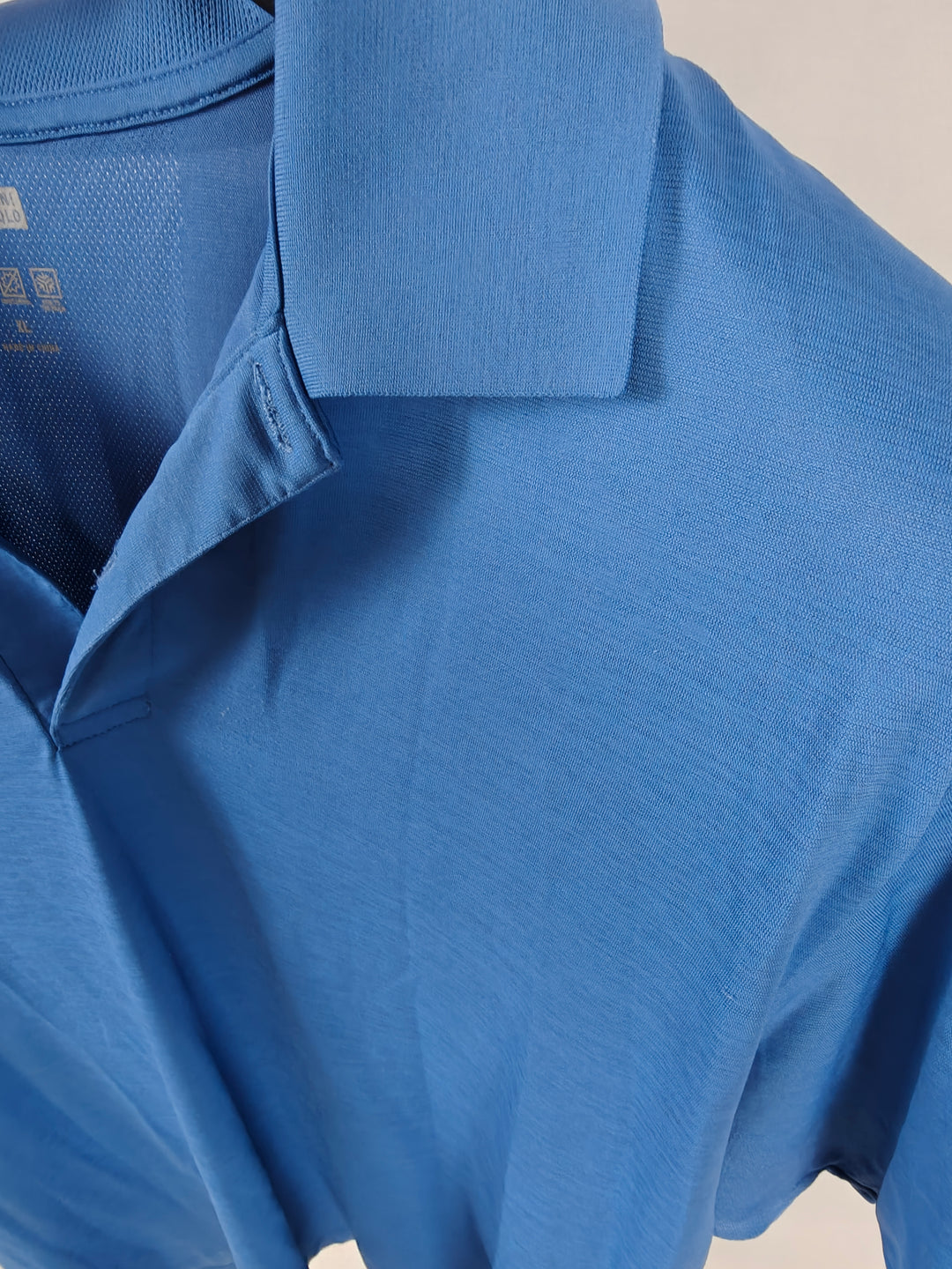 Men’s UNIQLO Dry-EX Polo Shirt Blue Size XL