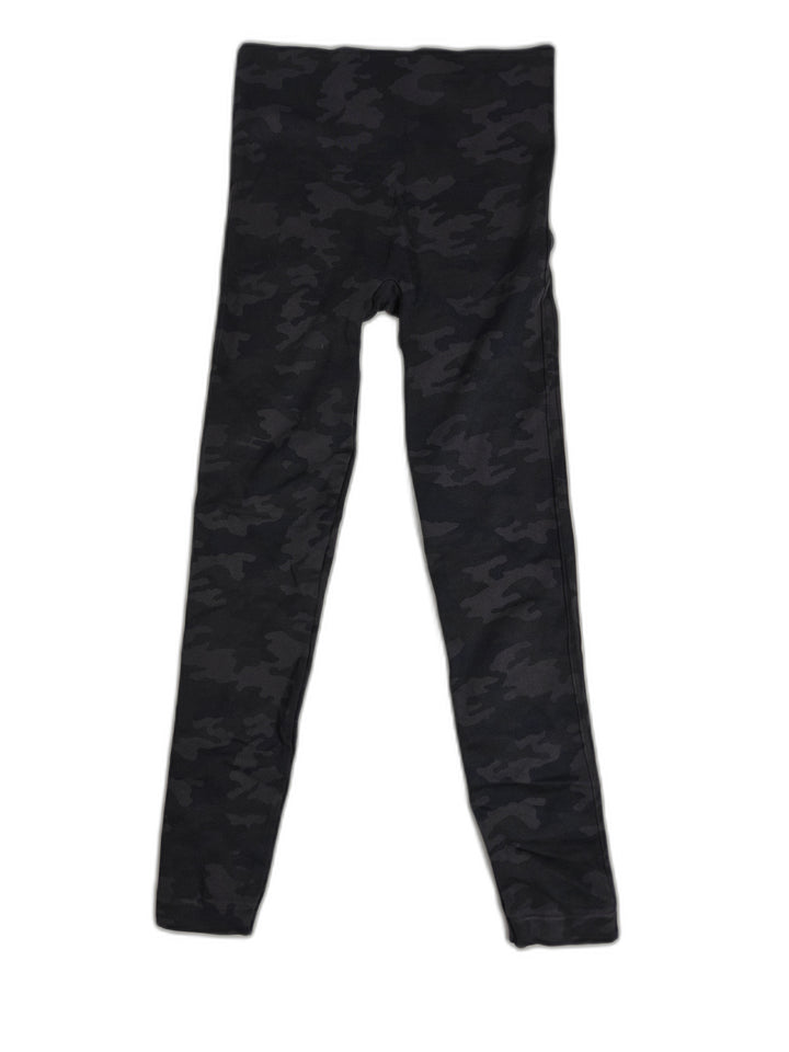 Womens Spanx Leggings Black Camo Size M