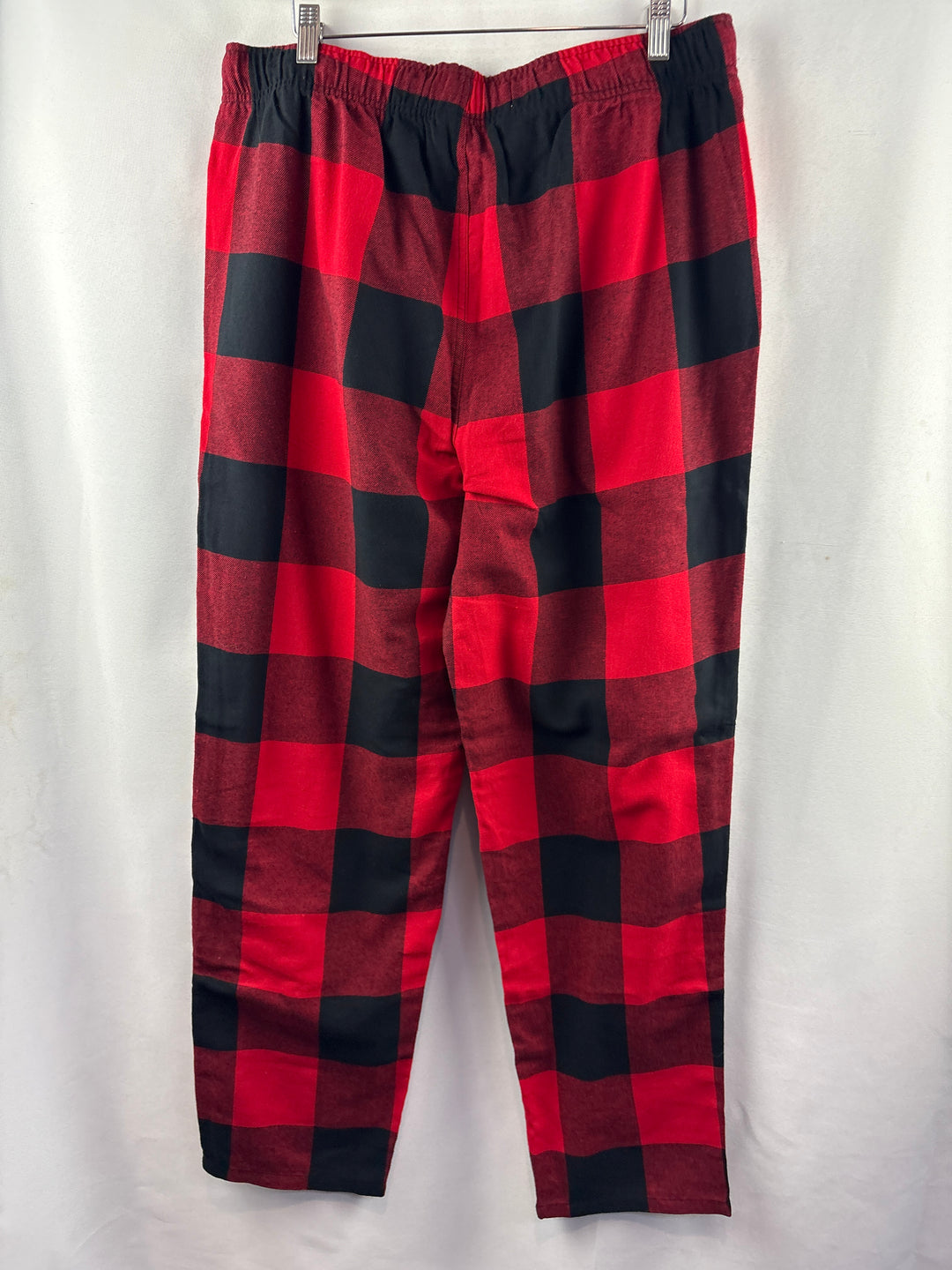Unisex Old Navy Large Red &amp; Black Plaid Pajama Pants
