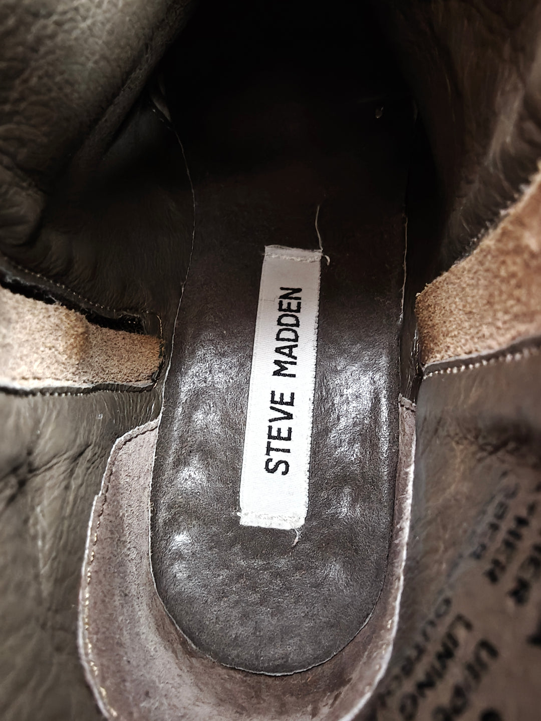 Women Steve Madden Ankle Boots Brown Size 6.5