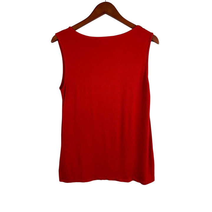 Anthony Originals Red Sleeveless Tank Top XS Rayon/Spandex