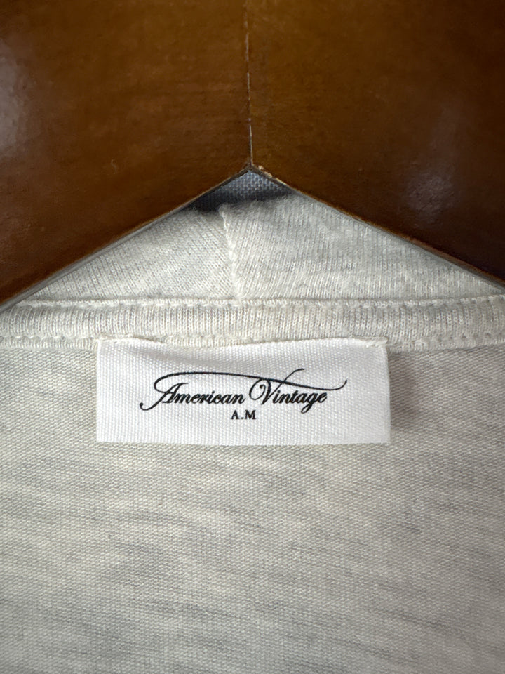 Women’s American Vintage XS/S Cream Zip Hoodie