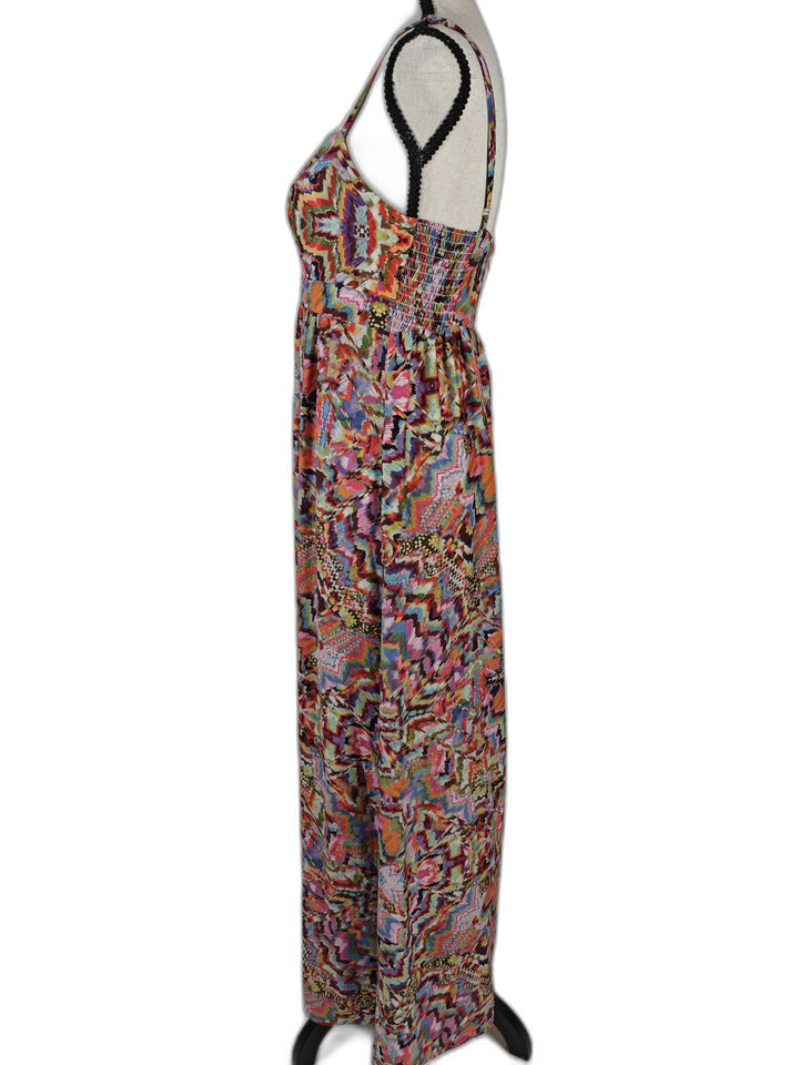 Women’s Felicity &amp; Coco Maxi Dress Multicolor Abstract Print Size S