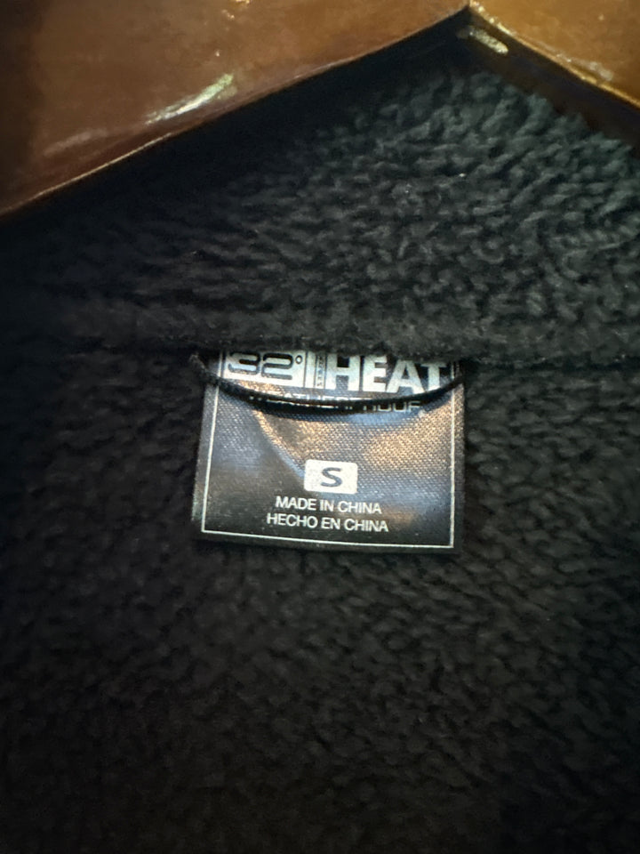 Women’s 32° Heat Small Black Fleece Jacket