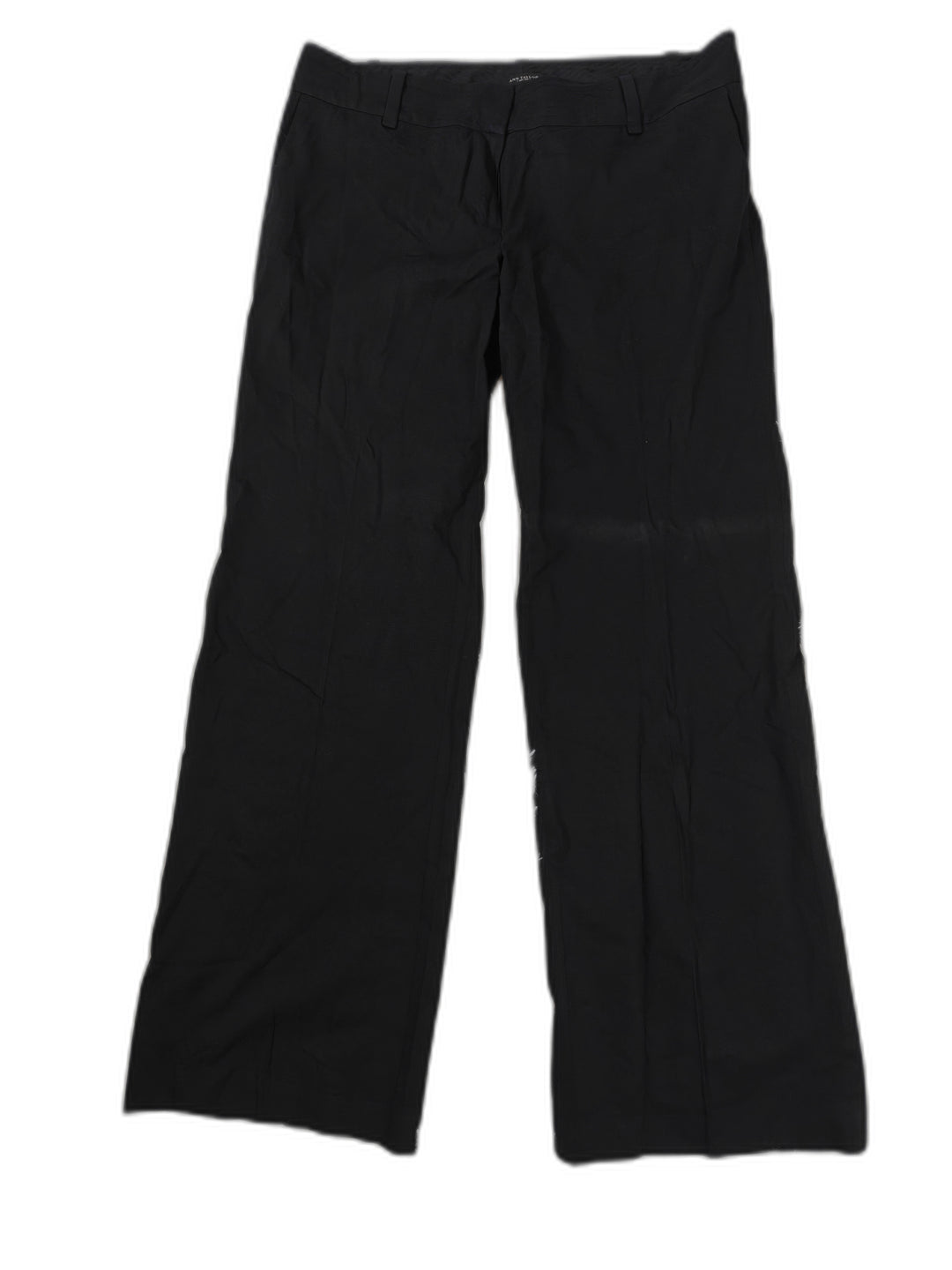 Womens Ann Taylor Trouser Pants Black Size 12T