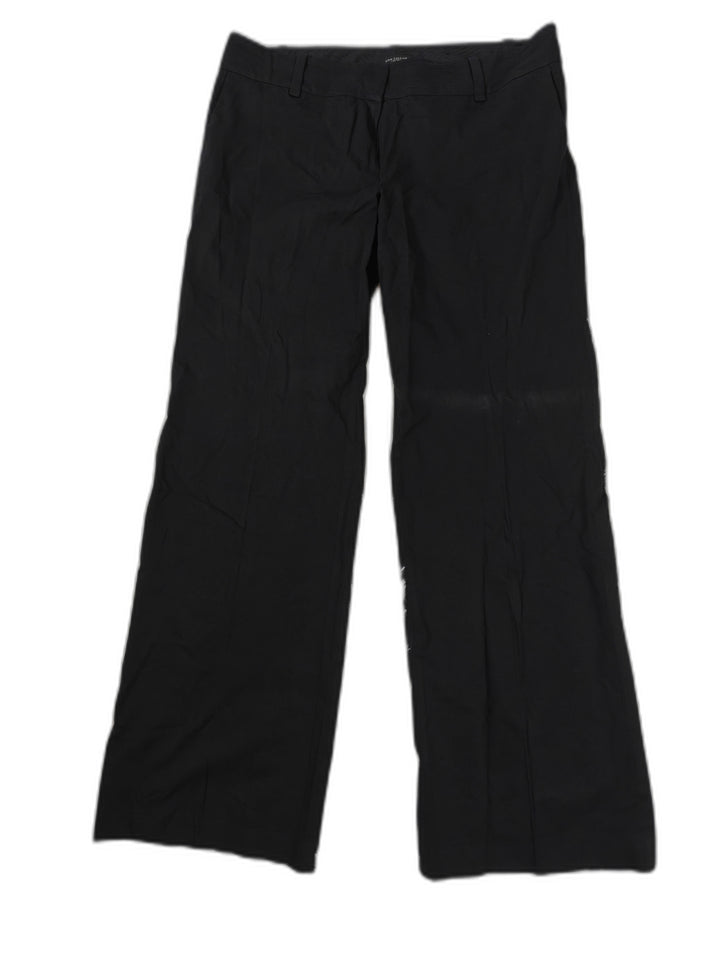 Womens Ann Taylor Trouser Pants Black Size 12T