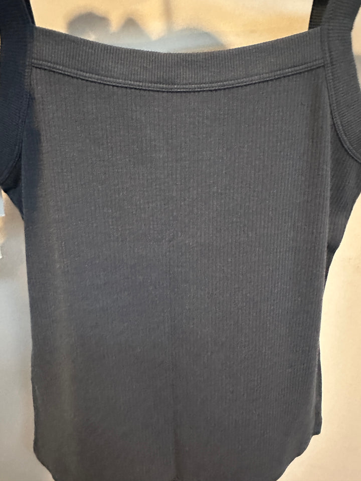 Women’s American Eagle Dark Blue Ribbed Tank Top Size M