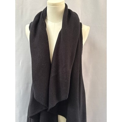 Women’s Look Black Sleeveless Openfront Sweater Dress One Size