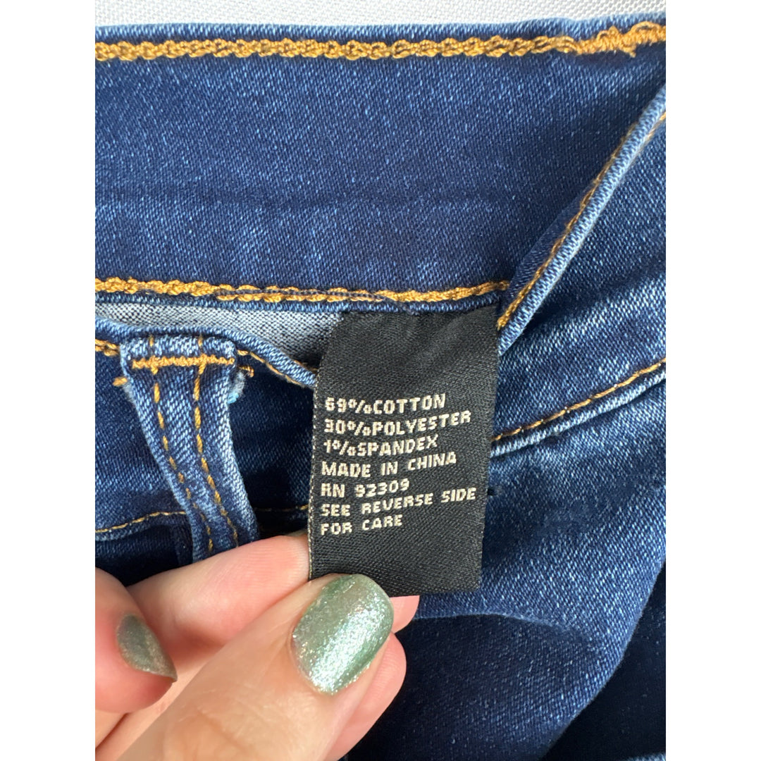 DG2 Diane Gilman Womens Blue Jeans Size 2 Cotton Blend