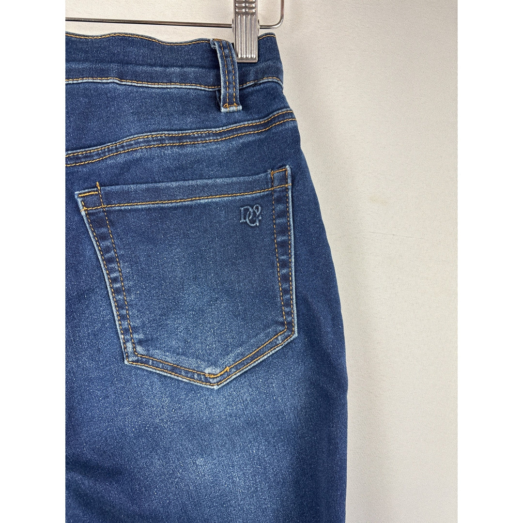 DG2 Diane Gilman Womens Blue Jeans Size 2 Cotton Blend