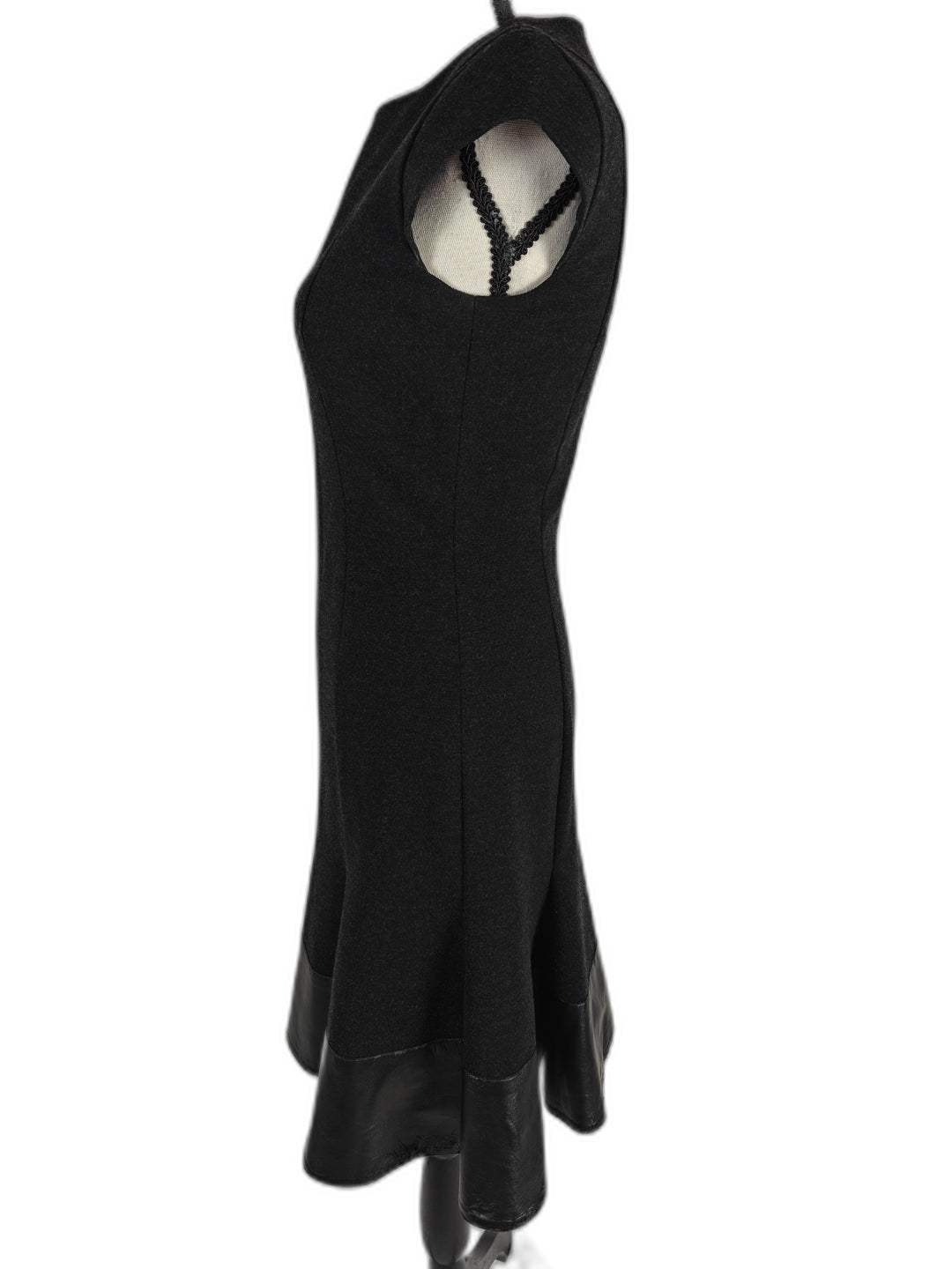 Womens Akris Punto Fit Flare Dress Black Size 4