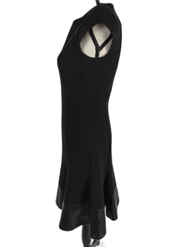 Womens Akris Punto Fit Flare Dress Black Size 4