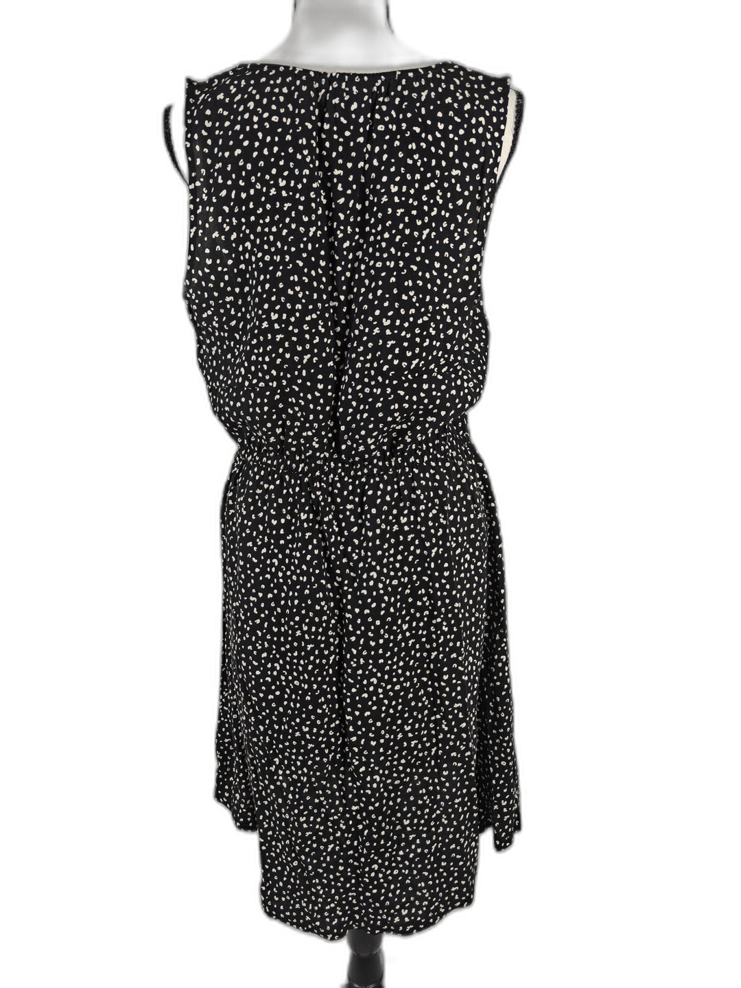 Women Old Navy Sleeveless Dress Black White Medium