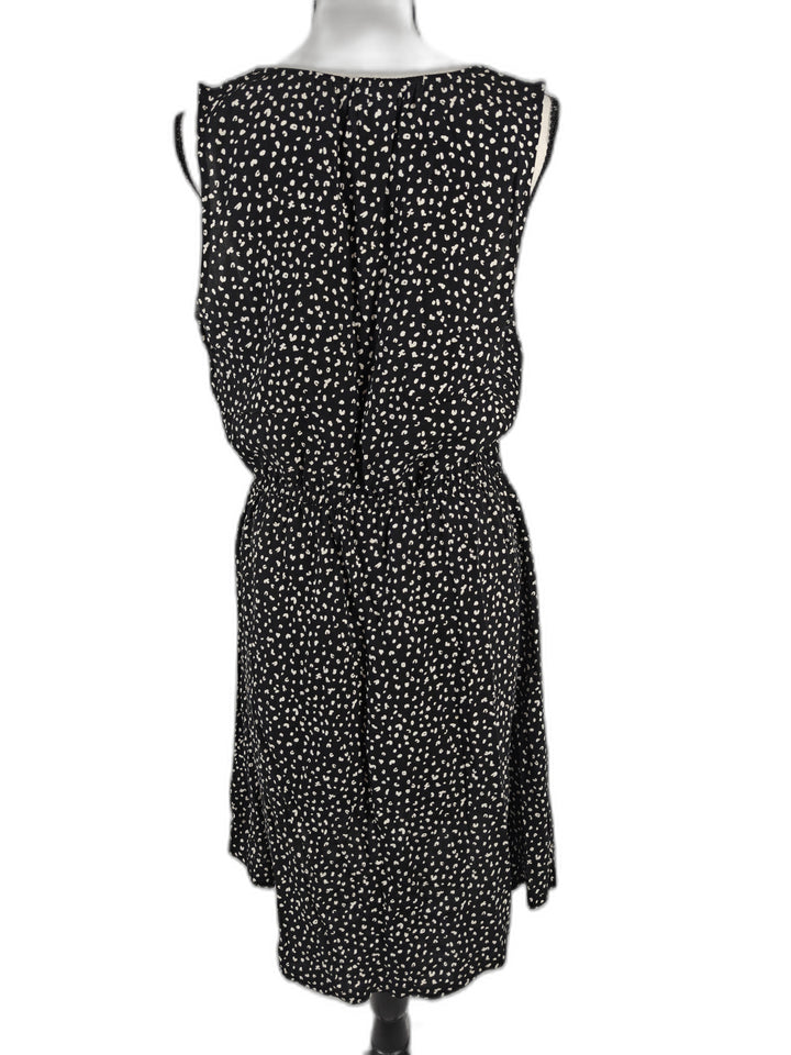 Women Old Navy Sleeveless Dress Black White Medium