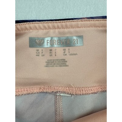 Women’s Forever 21 Purple & Pink Galaxy Designed Stretch Pants Sz S