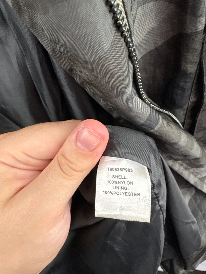 Women’s Tart Collections XS Dark Gray Camo Raincoat