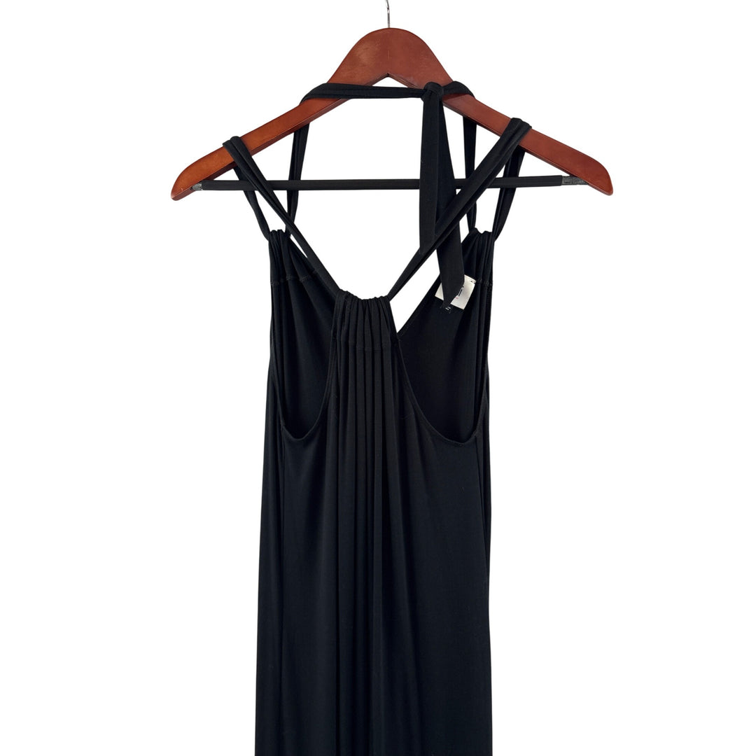 Cabi Black Sleeveless Strappy Maxi Dress M