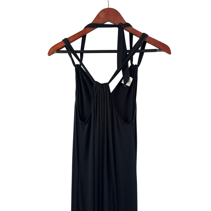 Cabi Black Sleeveless Strappy Maxi Dress M