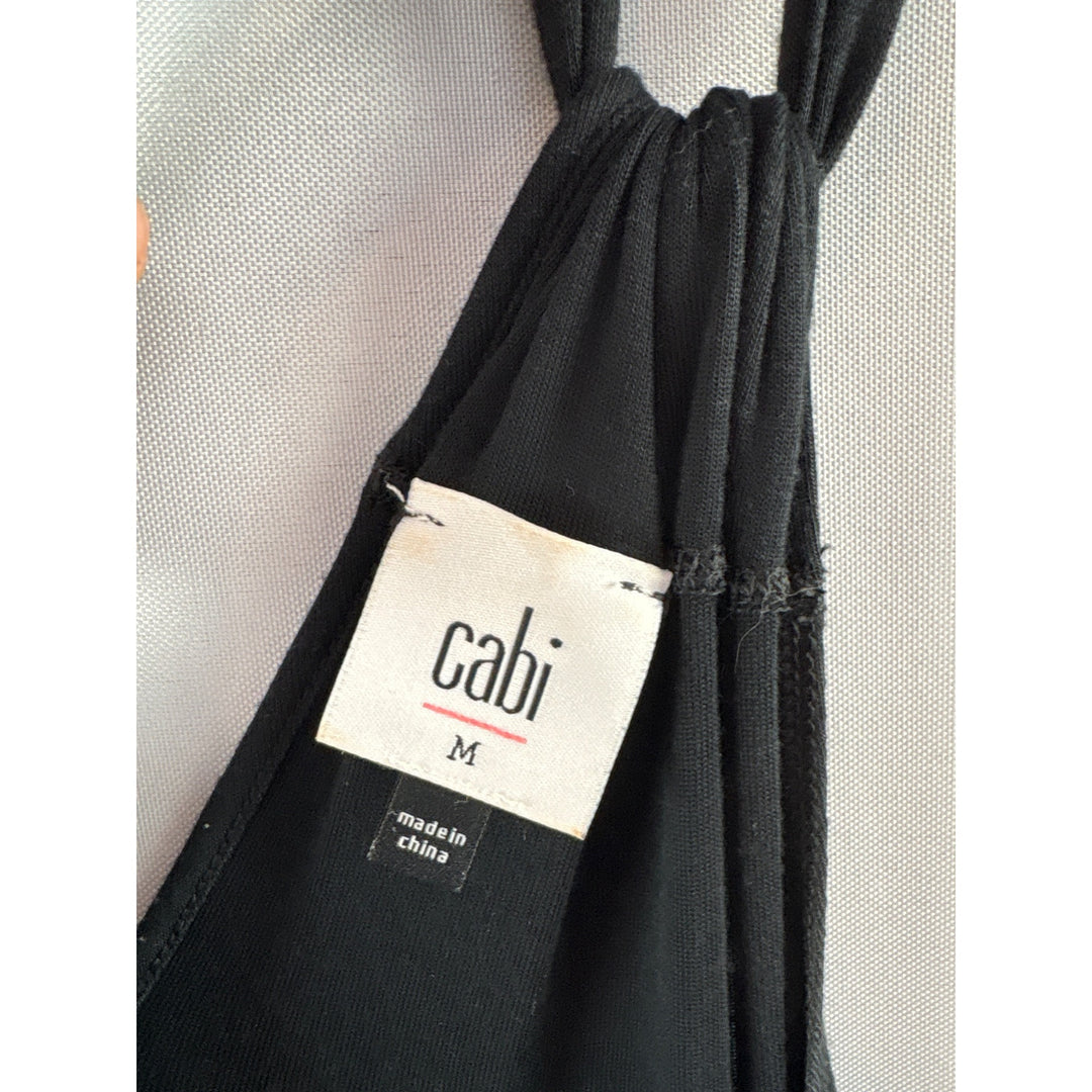 Cabi Black Sleeveless Strappy Maxi Dress M