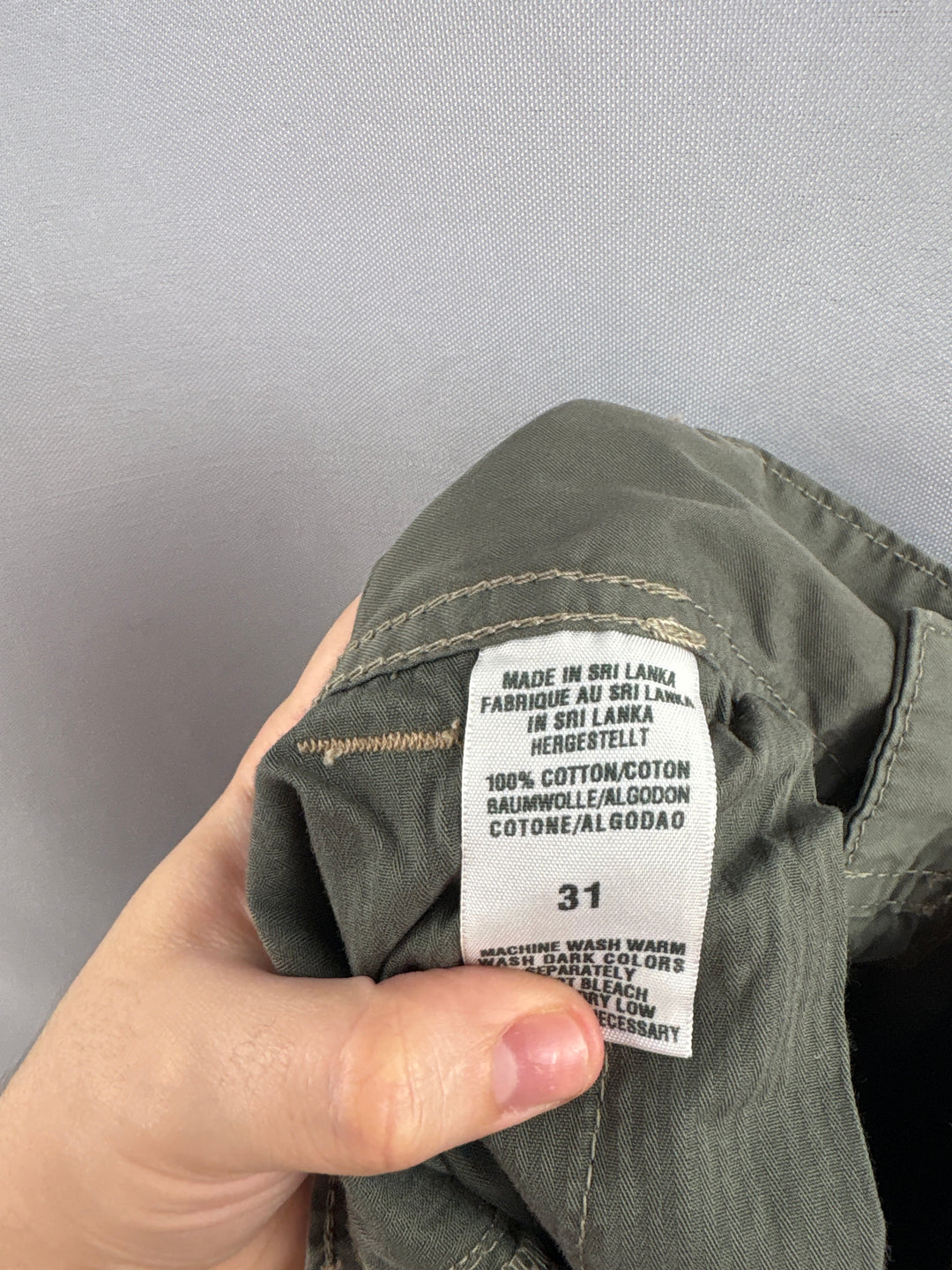 Women’s The Lucky Brand Size 12/31 Green Cargo Pants