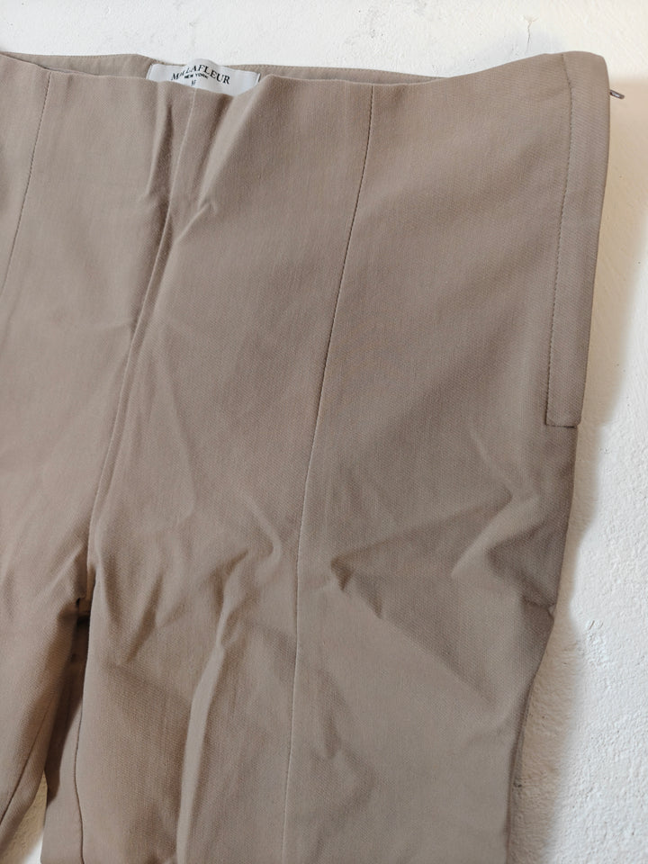 Womens MM.LaFleur Straight Leg Pants Taupe Size 12