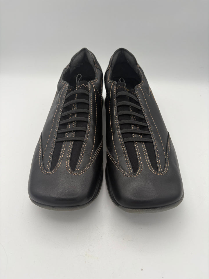 Women’s Naturalizer Size 8 Black Leather Slip On Mules