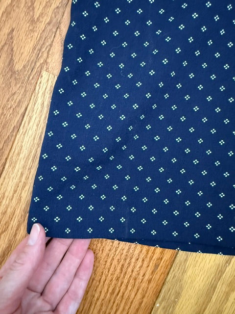 J.Crew Navy Blue Pindot Jumpsuit Sz14 NWT