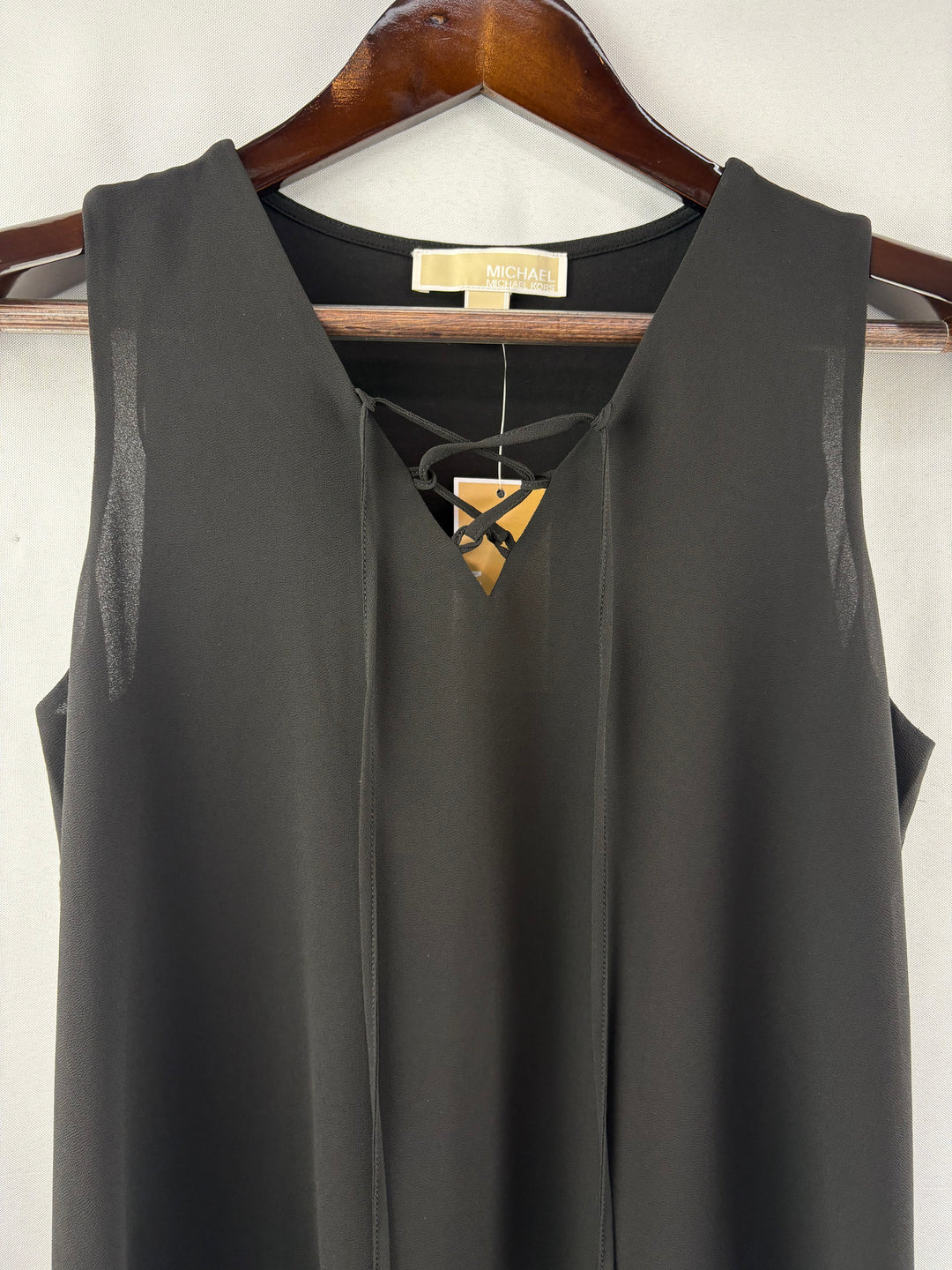 Women’s Michael Michael Kors Small Black Sleeveless Blouse