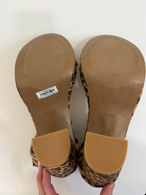 Torrid Leopard Platform Heels Sandals Sz9.5WW NWT