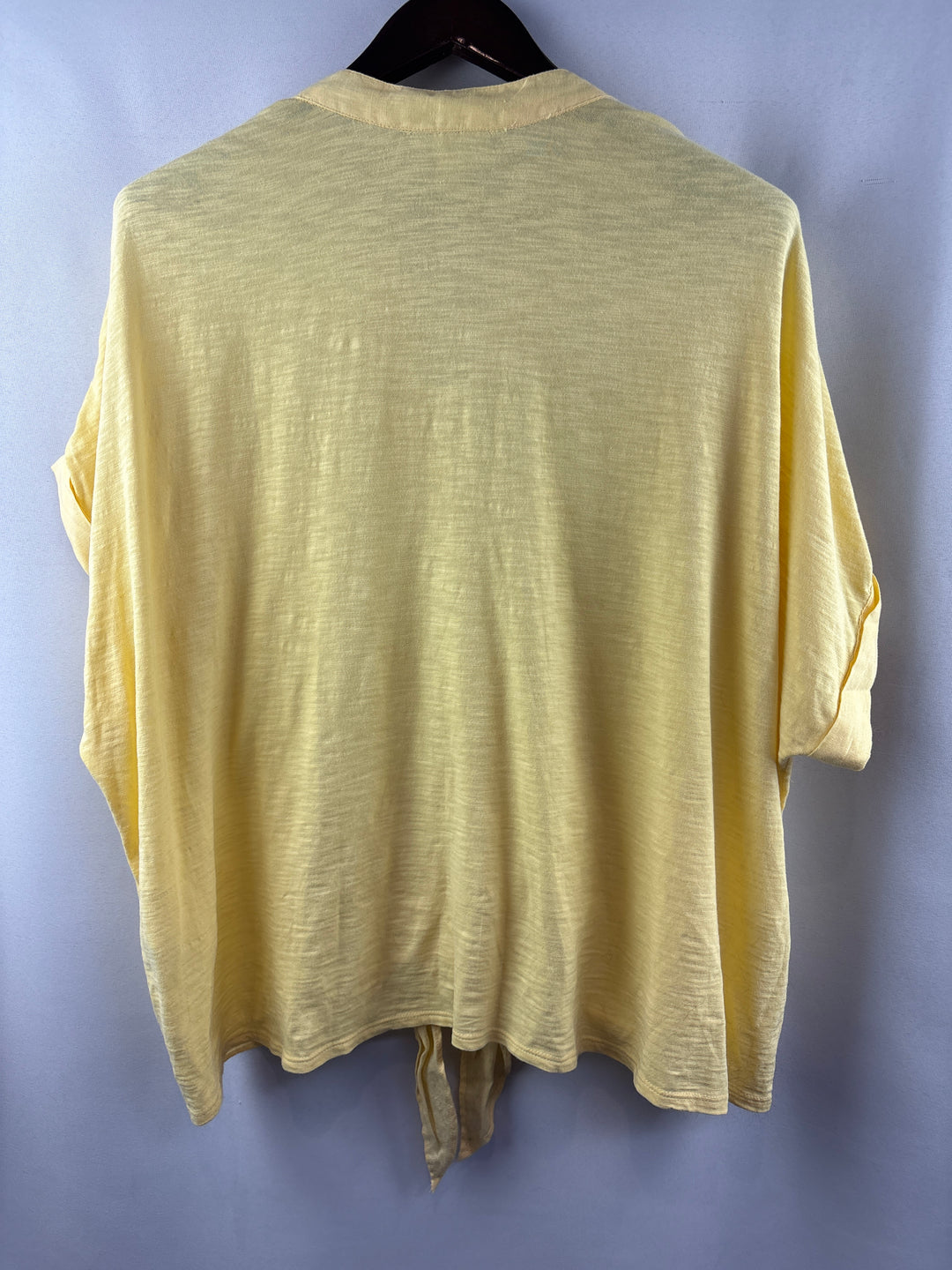Women’s Charter Club XXL Butter Yellow Button Up Blouse