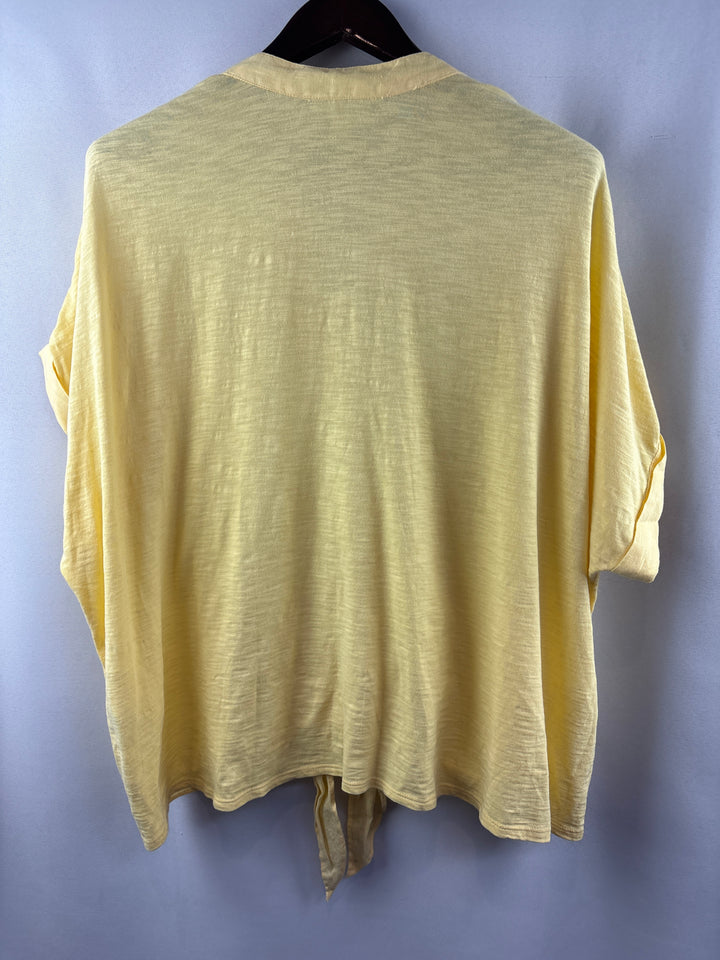 Women’s Charter Club XXL Butter Yellow Button Up Blouse
