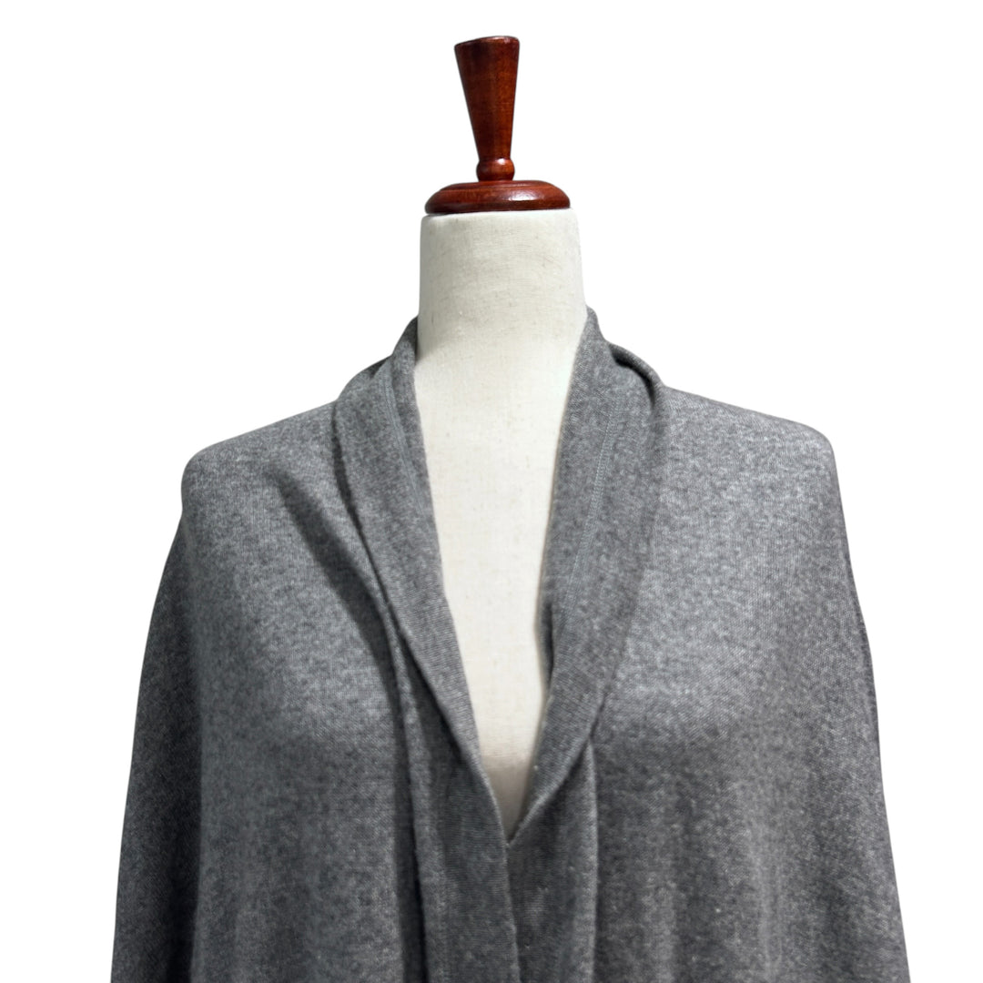 Vince. Women's 100% Cashmere Shawl XS / Small Poncho Cardigan Open Front Draped