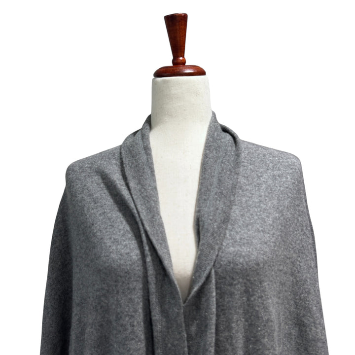 Vince. Women's 100% Cashmere Shawl XS / Small Poncho Cardigan Open Front Draped