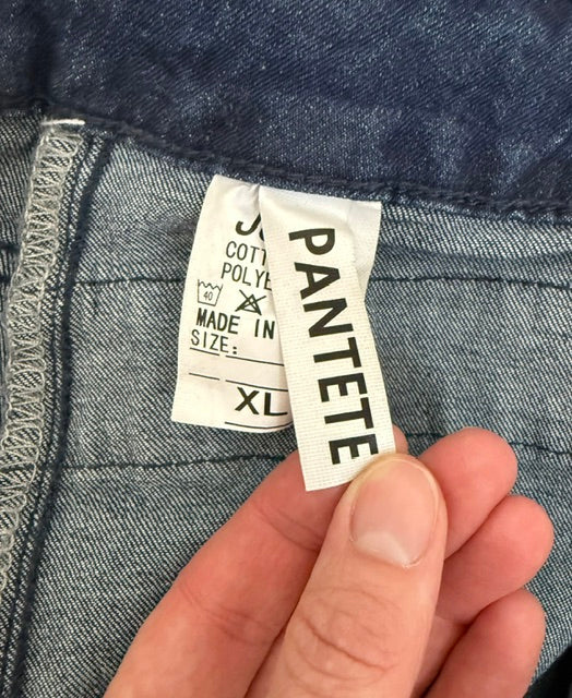 Pantete Curvy Flare Jeans With Belt Dark Wash SzXL /34