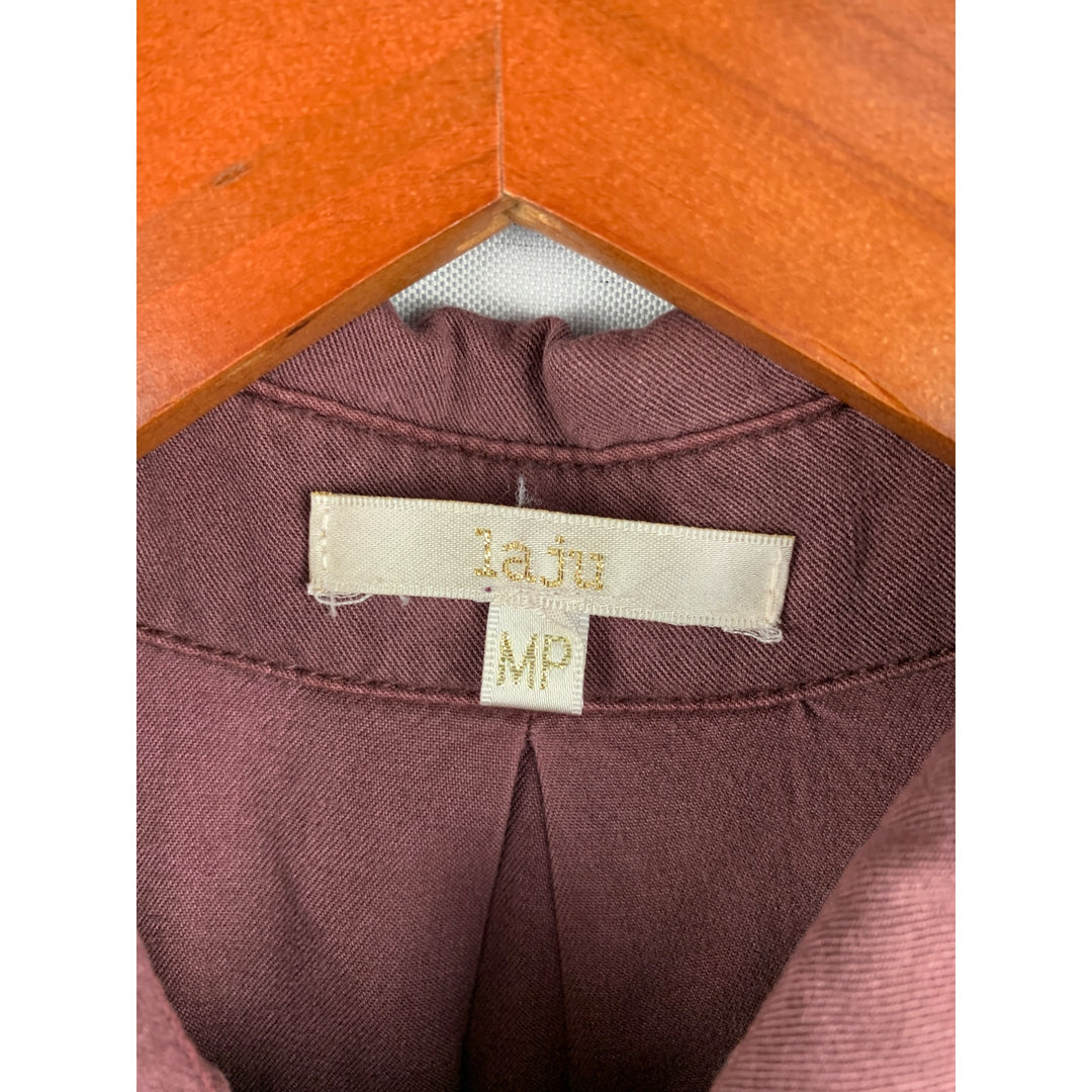 Laju Sleeveless Button-Down Blouse MP Rayon Mauve