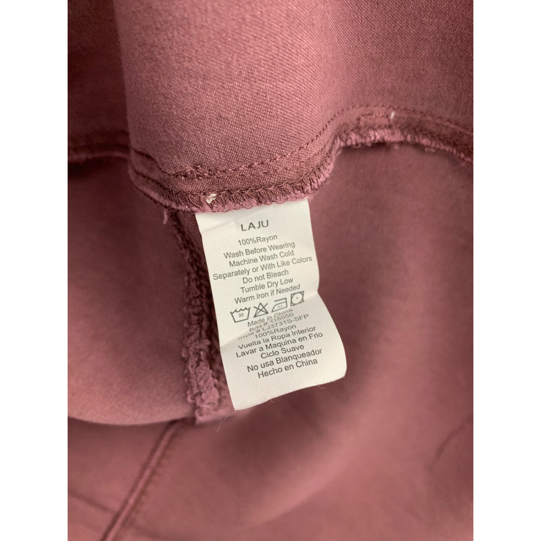 Laju Sleeveless Button-Down Blouse MP Rayon Mauve
