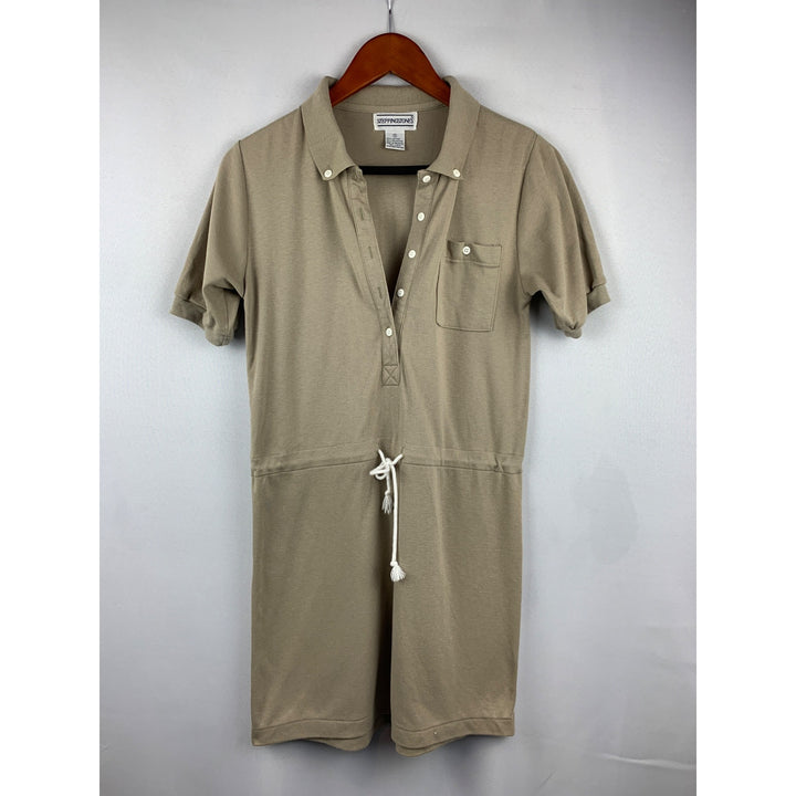 Steppingstones Beige Short Sleeve Romper S