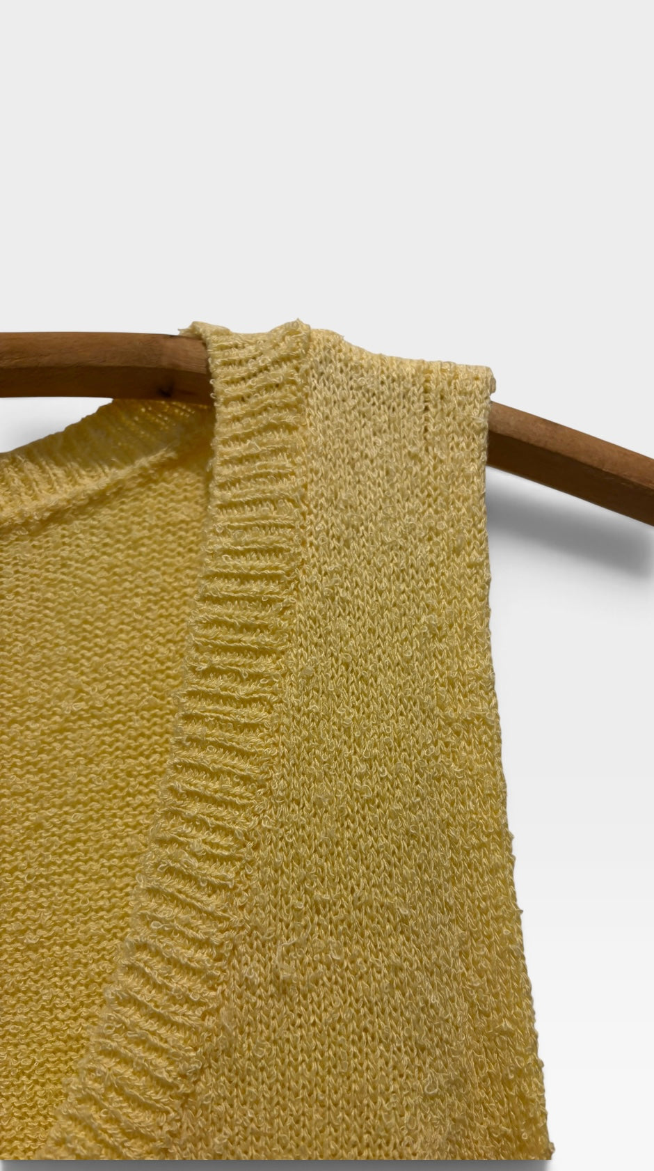 ASOS DESIGN Butter Yellow Sleeveless Knit Maxi Dress – Size Large