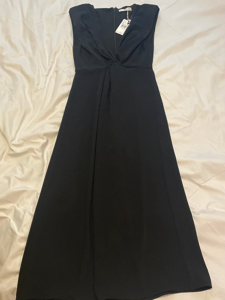 Mango NWT Black Knot Front Sleeveless Dress Size XS / US 2