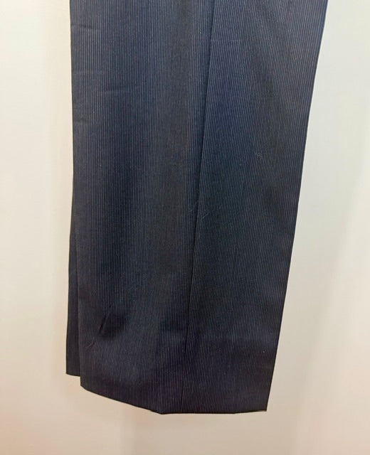 Hugo Boss Dark Blue Pinstripe Dress Slacks – Size 34R, Inseam 29