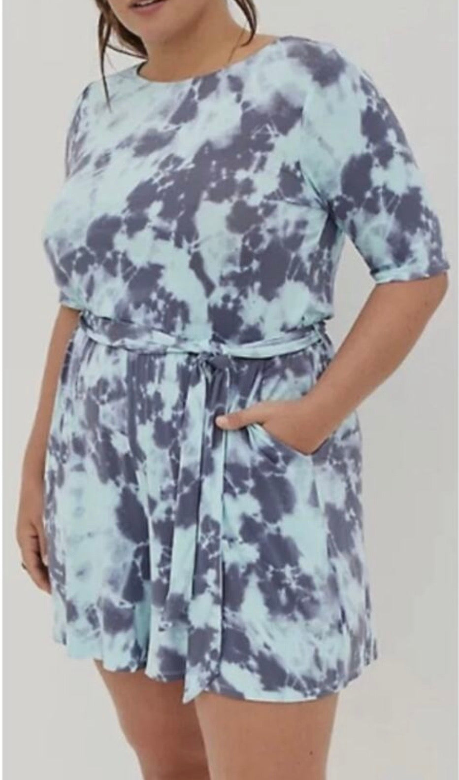 Torrid Super Soft Tie Dye Romper Sz1 /1X(14-16)